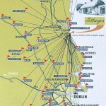 Map of Golf Courses near the Cottages
