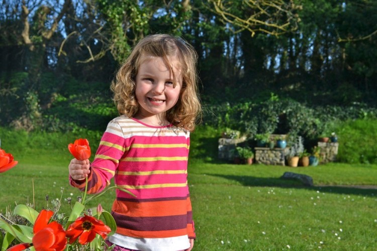 Susanna Betts Photo Competition Entry - Girl with Flower