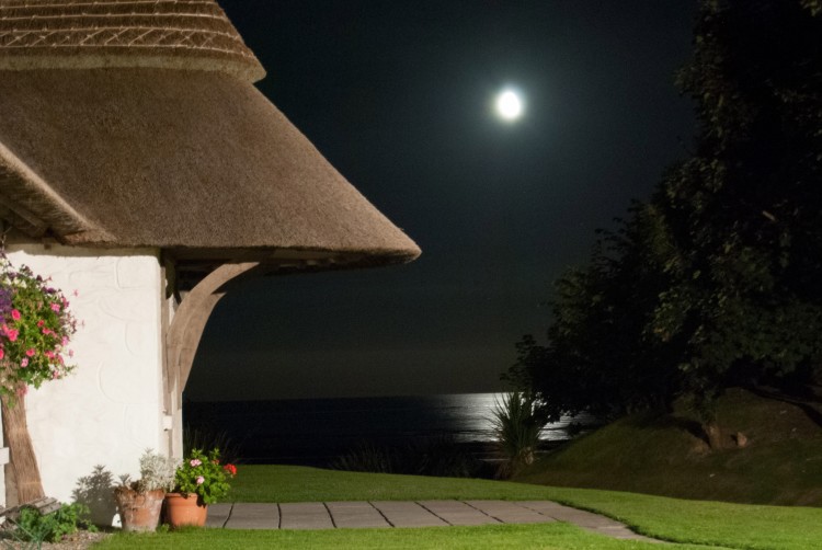 Moonlight over Thatcher's Rest Cottage