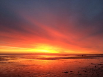 Autumn Sunset at The Cottages