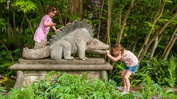 Children Playing in a garden Children Playing in a garden