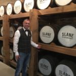 Barrels at the Slane Distillery